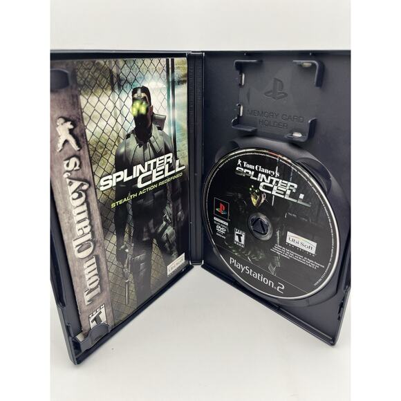 Tom Clancy's Splinter Cell (Sony PlayStation 2, 2003) Complete In Box - Picture 4 of 9